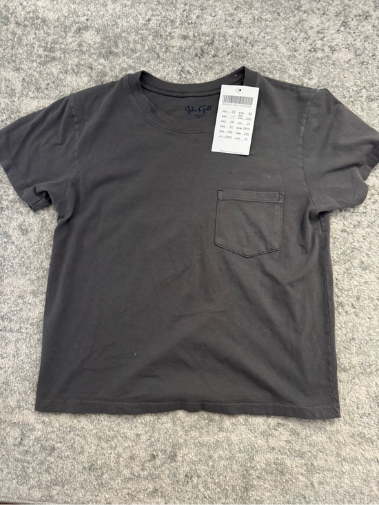 Brandy Melville Tops - Brandy Melville Charcoal Pocket Tee
